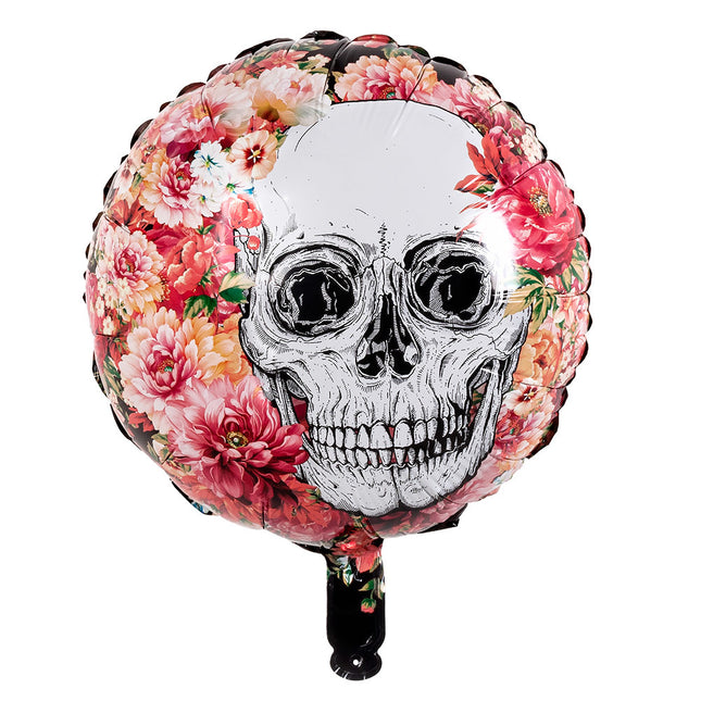 Palloncino ad elio Halloween Giorno dei Morti vuoto 45 cm