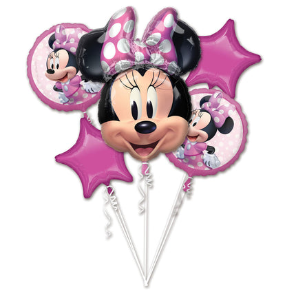 Set di palloncini ad elio Minnie Mouse 5 pezzi