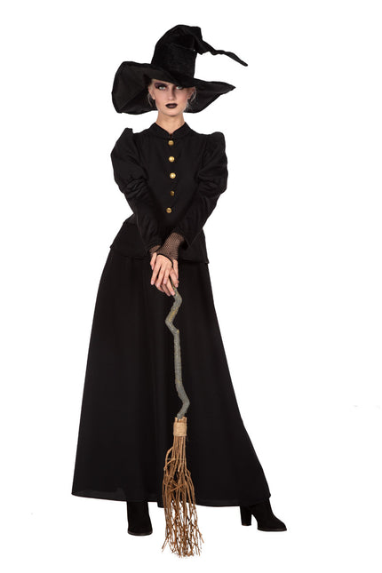 Costume da strega di Halloween nero