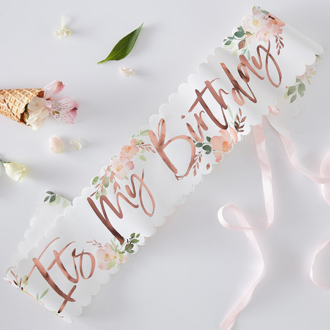 Sash It's My Birthday Fiori 75 cm