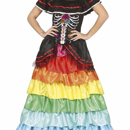 Costume di Halloween Dia De Los Muertos Donna