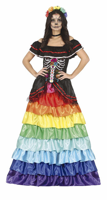 Costume di Halloween Dia De Los Muertos Donna