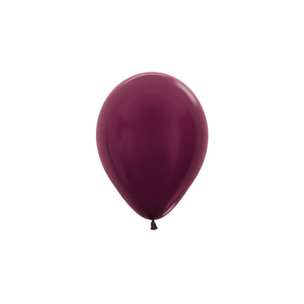 Palloncini Metallic Burgundy 12cm 50pz