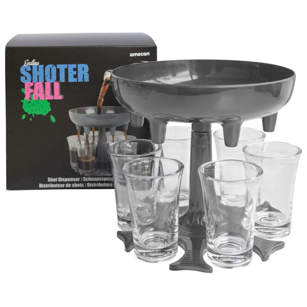 Gioco di bevute Shot Dispenser 7 pezzi