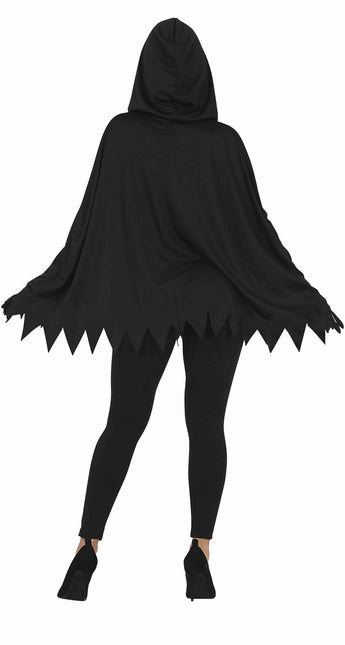 Scheletro Halloween Poncho Donna