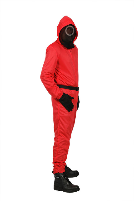 Costume da gioco da calamaro rosso per bambino rotondo