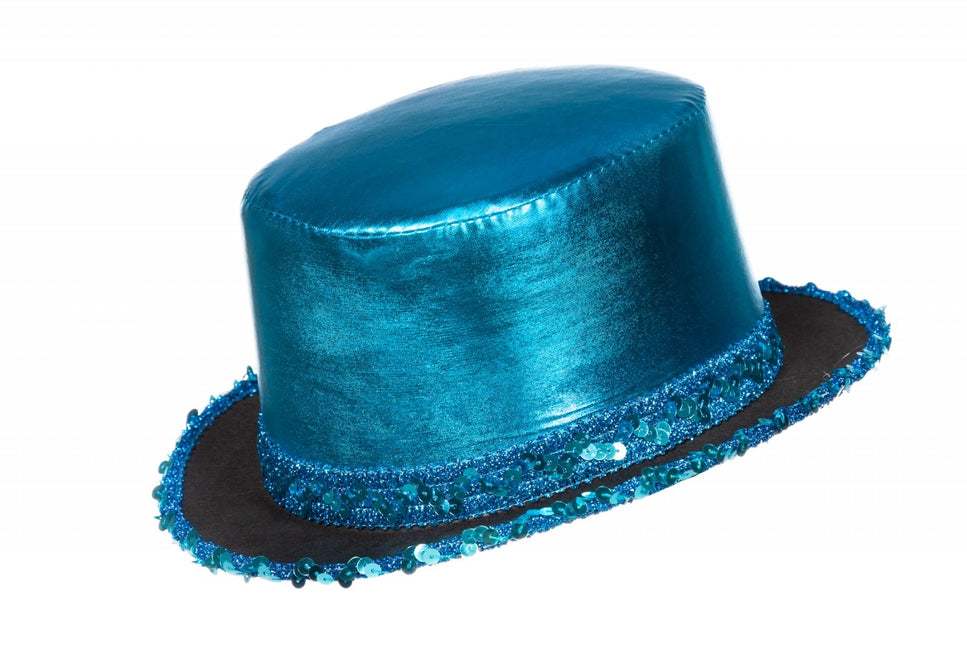 Cappello blu con fascia