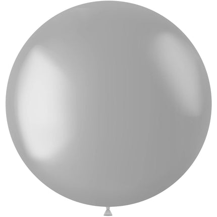 Palloncino argento metallizzato Moondust Silver 80cm