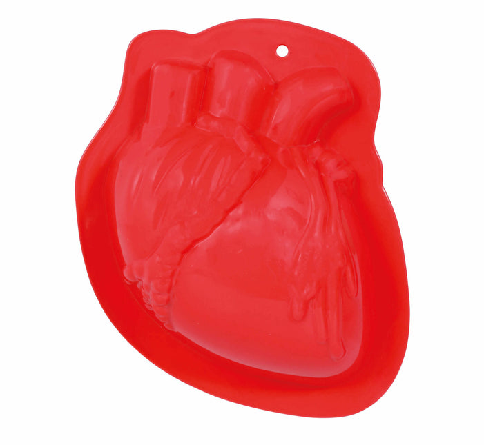 Stampo Halloween a forma di cuore per gelatina 16 cm