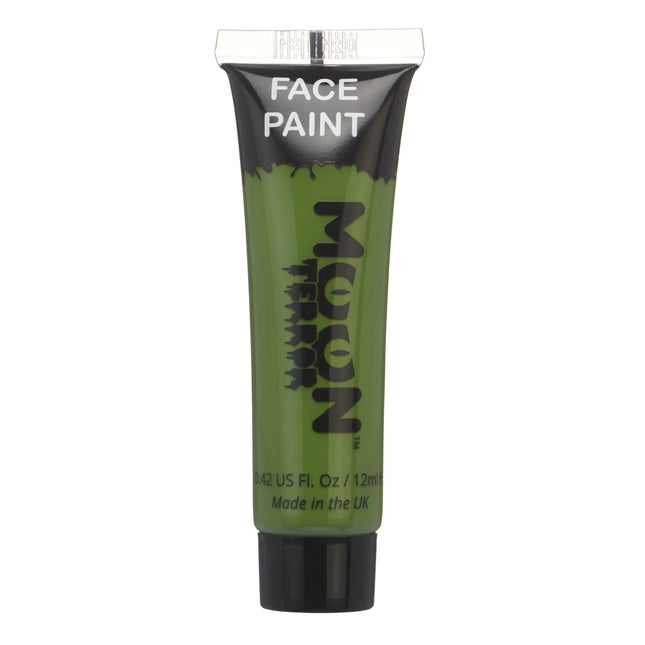 Moon Terror Halloween Face Paint Zombie Verde 12ml