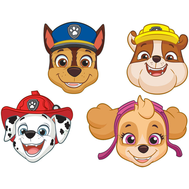 Maschere Paw Patrol 25,3 cm 8 pezzi