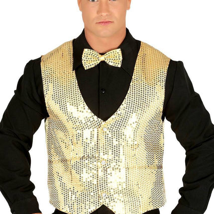 Gilet Glitter Oro