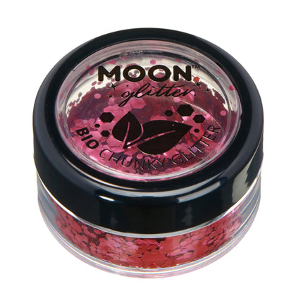 Moon Glitter Bio Chunky Glitter Rosa 3g