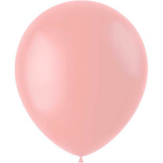 Palloncini rosa chiaro rosa polvere 33cm 10pz