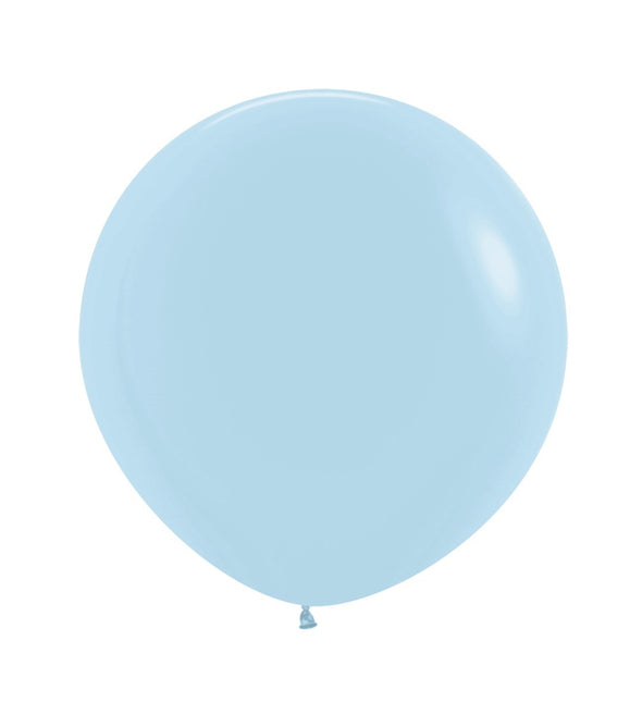 Palloncini blu opaco pastello 61cm 10pz