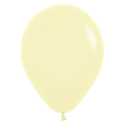 Palloncini giallo pastello opaco 23cm 50pz