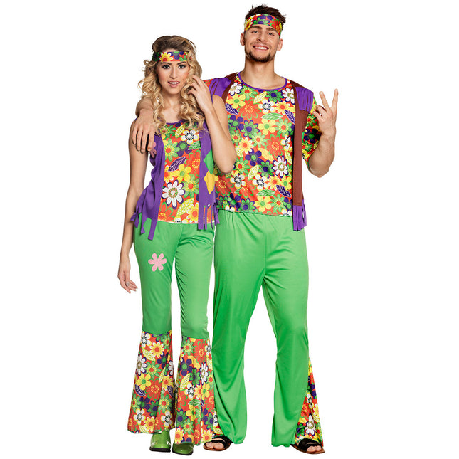 Costume Hippie Uomo Fiore