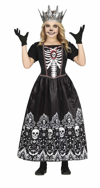 Costume di Halloween gotico da ragazza regina