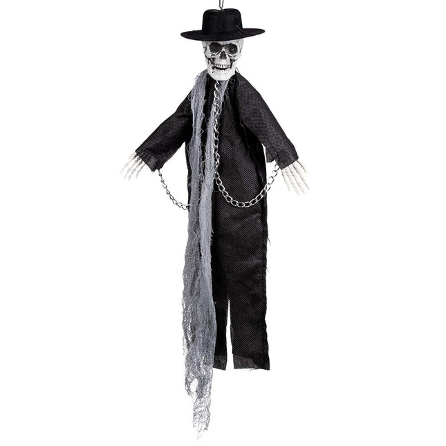 Scheletro sacerdote di Halloween 45 cm