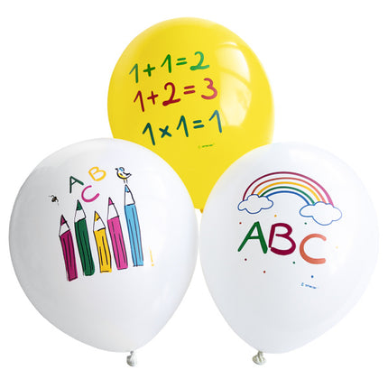 Palloncini Back To School 27,5 cm 6 pezzi