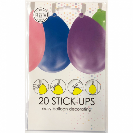 Adesivi per palloncini 6cm 20pz