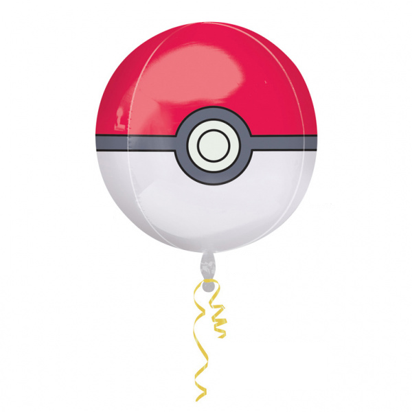 Palloncino ad elio Pokemon Pokeball 40 cm vuoto