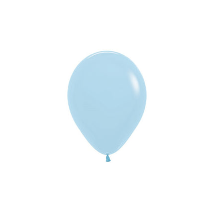 Palloncini blu opaco pastello 12cm 50pz