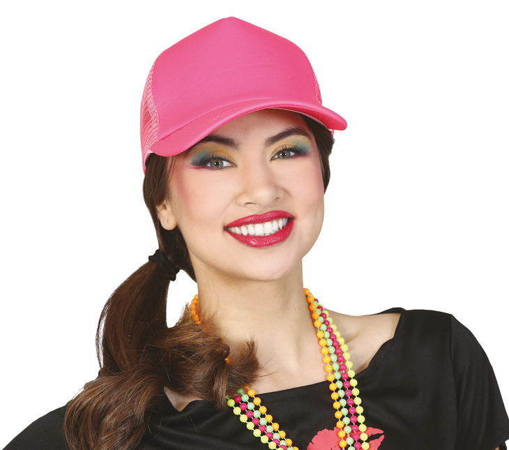 Cappello rosa neon