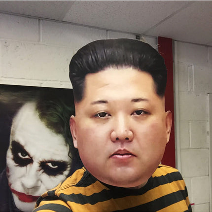 Maschera di Kim Jong Un