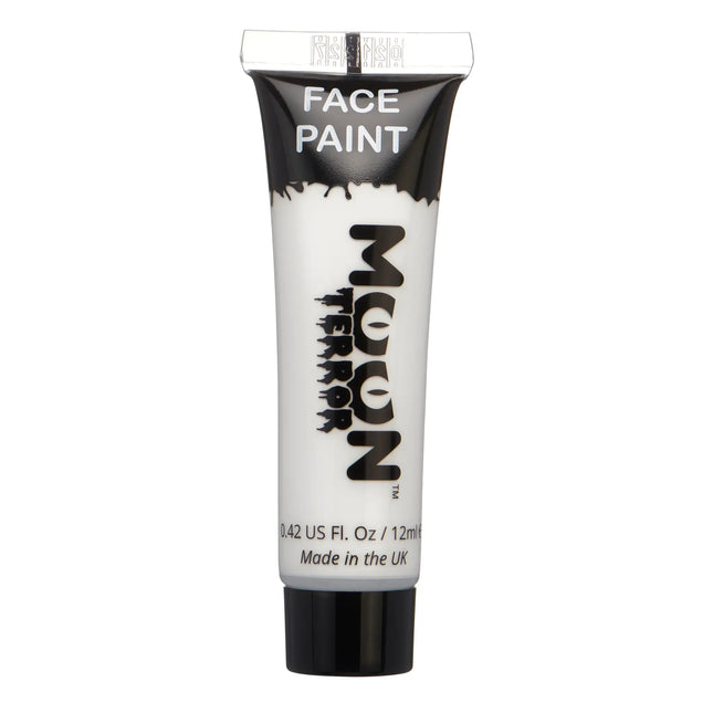 Moon Terror Halloween Face Paint Wicked White 12 ml