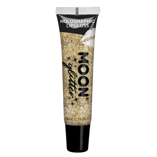 Moon Glitter Holographic Glitter Lipgloss Oro 15ml