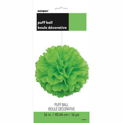 Pompon verde lime 40 cm