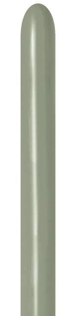 Palloncini da modellare Pastello Crepuscolo Verde Alloro 5cm 152cm 50pz