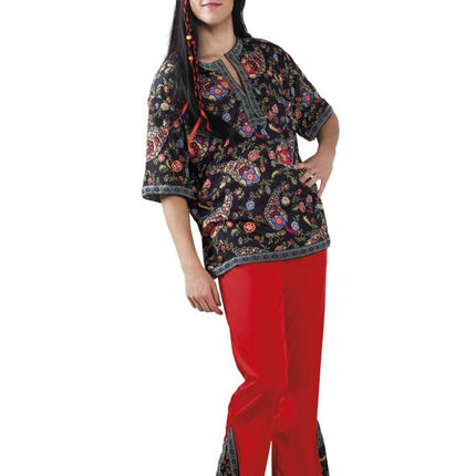 Costume Hippie Rosso XL