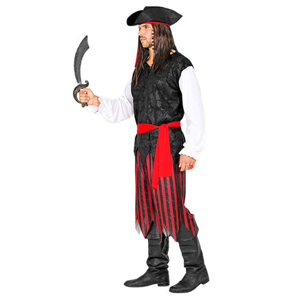 Costume da pirata uomo a righe