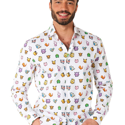 Camicia Pixel Pokémon Uomo OppoSuits