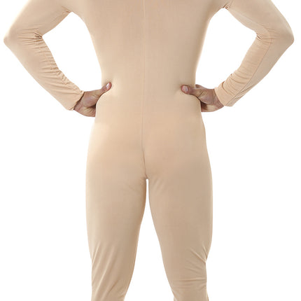 Costume da tuta seconda pelle uomo nudo