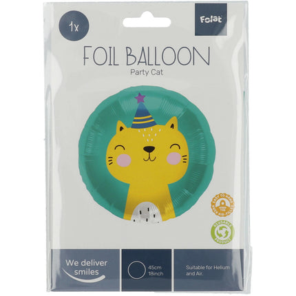 Palloncino ad elio Gatto vuoto 45 cm