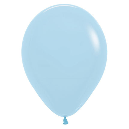 Palloncini blu opaco pastello 23cm 50pz