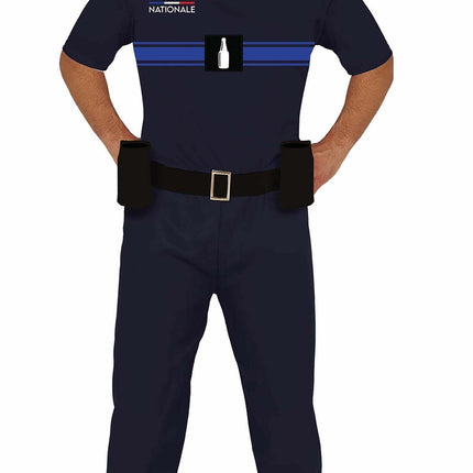 Costume da poliziotto uomo nazionale