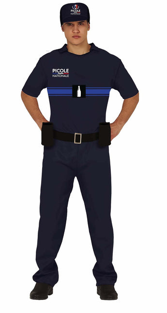 Costume da poliziotto uomo nazionale