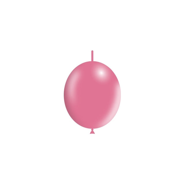 Palloncini a bottone rosa 15cm 100pz