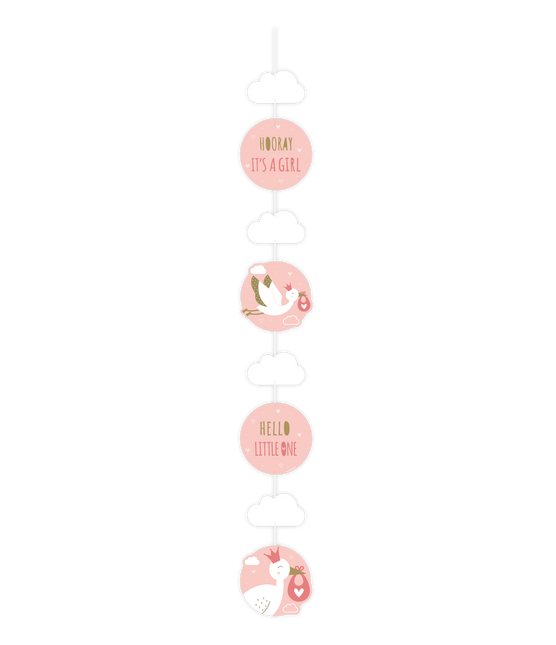 Decorazione da appendere Neonato Bambina 120cm