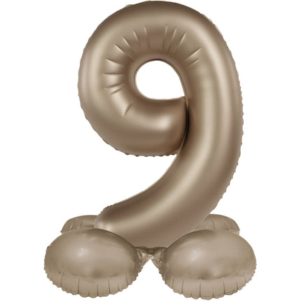 Palloncino figura 9 anni Oro 41 cm