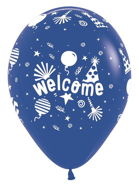 Palloncini Welcome Fashion Solid Mix 30cm 25pz