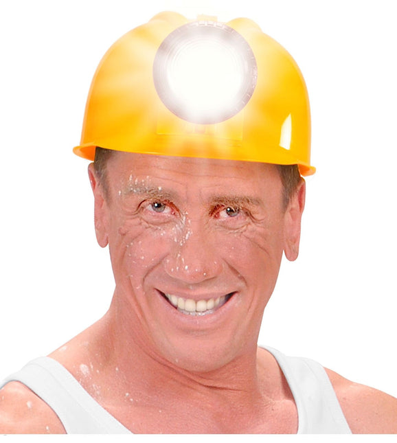 Casco da costruzione con luce