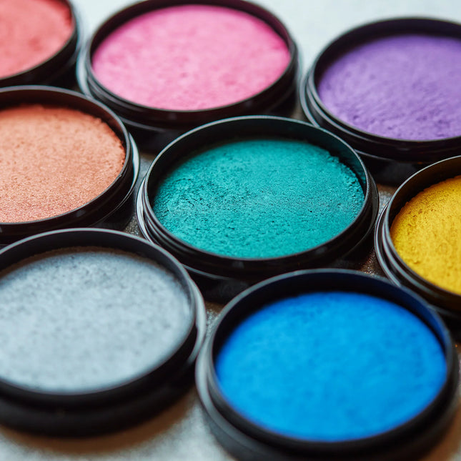 Cosmic Moon Metallic Pro Face Paint Cake Pots Blu 36g