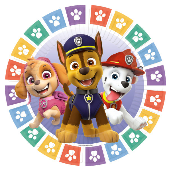 Piatti Paw Patrol 18 cm 8 pezzi