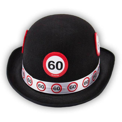 Cappello 60 anni Cartello stradale