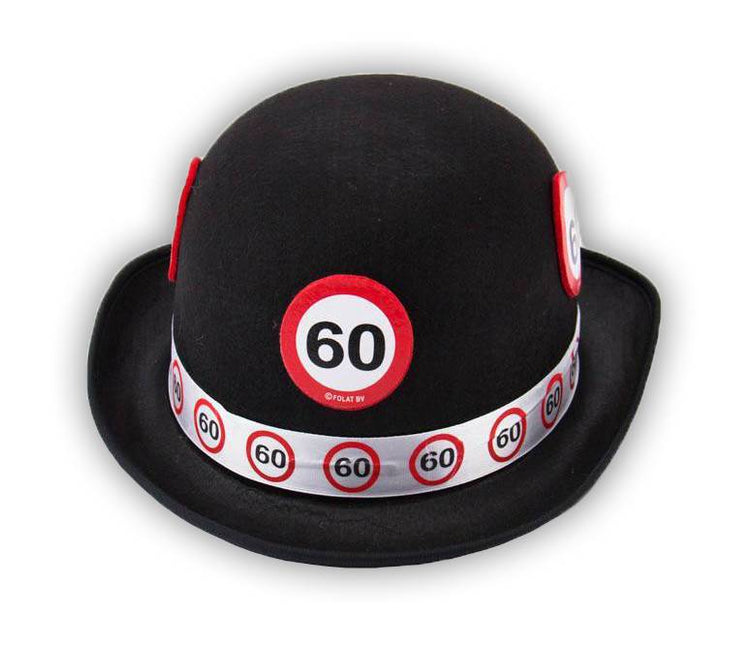 Cappello 60 anni Cartello stradale